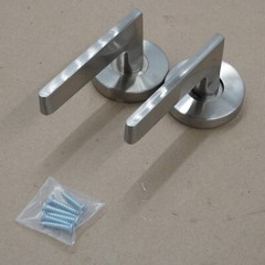 Lawrence 3093 Muna Dummy Lever Set Satin Nickel
