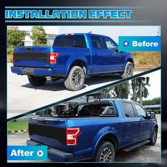 Universal Modular Roll Bar Overland Bed Rack Textured Black LED Mount 62-73in