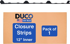 Duco Usa-Made 12″ R Panel Profile Metal Roof Foam Closure Strip – 1 Pack of 3Ft