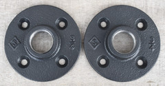 3/4″ Black Floor Flange FIP Threaded Pipe Fitting Matte Black 2 4 6 Pack