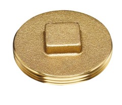 Oatey 3 in. Threaded Cleanout Plug in Brass – 42372
