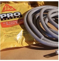 Sika 3/4in x 20ft Compressible Backer Rod Polyethylene Concrete Expansion Joints