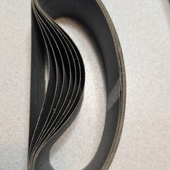 CRL Glass Grinding Belts 75mm X 533mm 8 Belts 3″ x 21″ 220X and 15 400X & Block