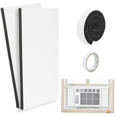 Window AC Insulation Foam Panels Kit 2 Pack AC Side Panels Foam Insulation