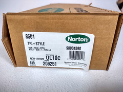 Norton 8501 8000 Series Adjustable Door Closure, Tri-Style, Aluminum 1 Unit NEW