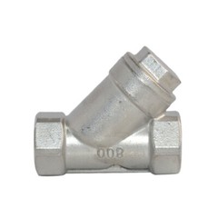 1/2″-2″ Stainless Steel Y Strainer Mesh Filter Valve NPT Female 800 WOG 316 2PC