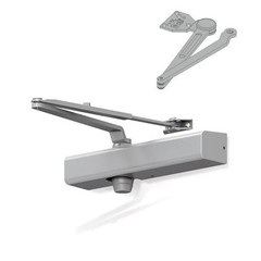 *NEW* Falcon Allegion SC81A Door Closer Silver Aluminum finish Heavy With hardwa