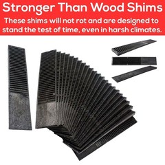 Heavy Duty Composite Shims 24pk 7.75″ Leveling Wedges