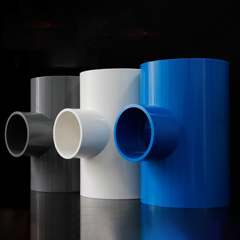 20-160mm PVC 3-Way Connector Water Supply Pipe Fittings Reducing Coupler Adapter