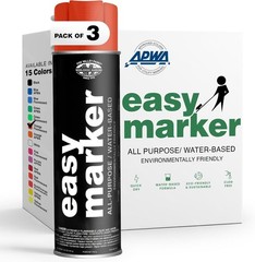 Quick-Drying 18oz Inverted Marking Paint – Orange Fluorescent, Indoor & Outdoor