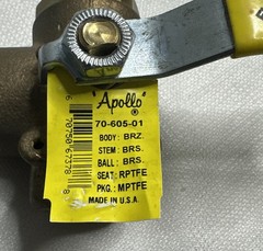 Apollo Valves 70-605-01 Manual 3-Way 1″ Ball Valve, Free Shipping New No Box
