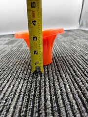 (QTY 11) Mutual Industries Model #3 Osha Rebar Caps For 3# to 8#, Orange