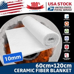 24″ x 48″ Ceramic Fiber Blanket Insulation High Temperature Fireproof Mat Pads