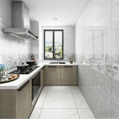 11.81 X 23.62 inch Ceramic Tile 8.5mm Thick Wear Resistant Wall Floor Tile