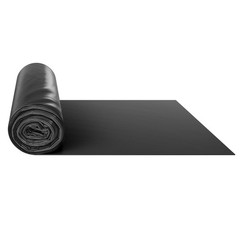 3x50FT 4mil Thick Black Plastic Cover Roll Heavy Duty Sheeting Film