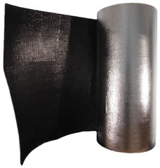 REFLECTIVE BLACK / SILVER FOIL Double BUBBLE Foil Insulation Roll 4X5 20SQFT R8