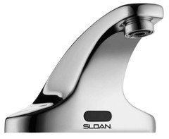 Sloan SF-2350 Battery-Powered Sensor Bathroom Faucet – Polished Chrome…