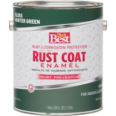 Do it Best Rust Coat Oil-Based Gloss Enamel, Hunter Green, 1 Gal. 203705D SIM