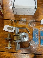 2 Pack Design Hardware Keyed Entry V-82-F-US26D Commercial Door Lock