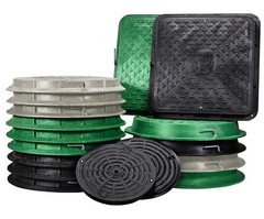 Manhole cover manhole cover DN600/800 A15 BabylonPlast™ black