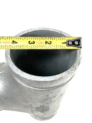 Victaulic Style 20 Straight Tee 4″ Galvanized Grooved End IPS Pipe Size Fitting