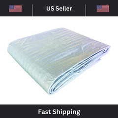 6′ x 25′ Cold Weather Concrete Curing Blanket R 1.5 Insulation Coverage to Edge