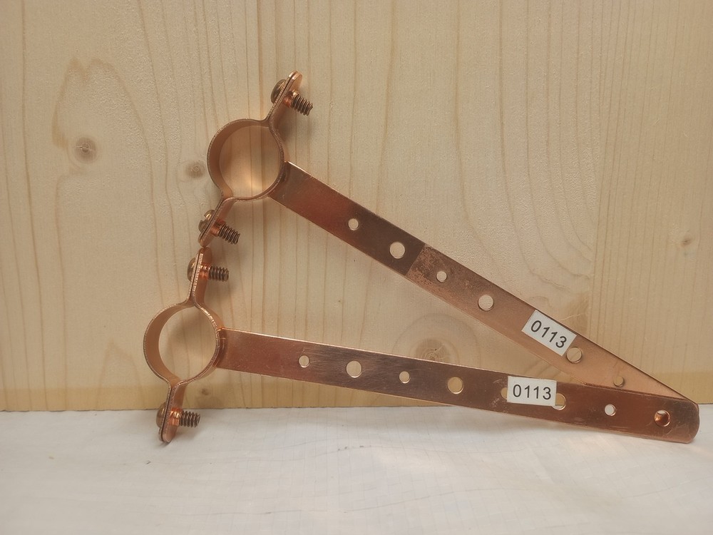 3/4″ Type Pipe Hanger, 1/2″ X 6″, Copper Plated (2 Pack) Plumbing Bracket