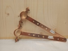 3/4″ Type Pipe Hanger, 1/2″ X 6″, Copper Plated (2 Pack) Plumbing Bracket