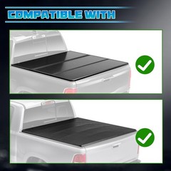 Universal Modular Roll Bar Overland Bed Rack Textured Black LED Mount 62-73in