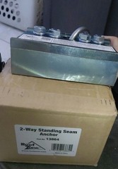 New Roof Zone Tie Down 13864 Two Way Standing Seam Roof Anchor