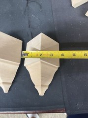 2-Inside Corner Blocks,No ICR7P, House Of Fara Inc