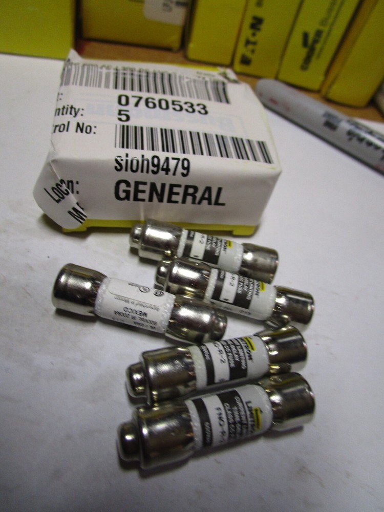 15 AMP 600 AC / 300 DC FNQ-R Series Time-Delay Class CC Midget Fuse QTY 5