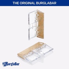 Burglabar 2 Pack – Great for Sliding Patio Door Lock, (Use 2 for doors), Sliding
