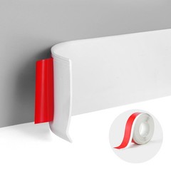 SUJIAMEI Peel and Stick Baseboard Trim,2.1 Width 5.4CM* Length 20FT, White