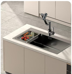 High Arc Kitchen Faucet 304 Stainless Steel 3 Spray Modes 360° Swivel Spout