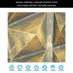 Faux Tin Ceiling Tile Plastic Wall Panel Modern design PLM101 Ancient gold 10Pcs