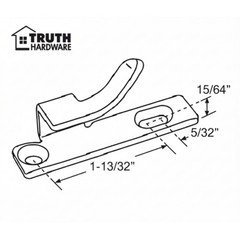 Truth Strike / Keeper for Casement Windows, Left Hand