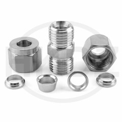 Compression Pipe Fittings Stainless Steel Connectors Plumbing 3mm 4mm 5mm -25mm