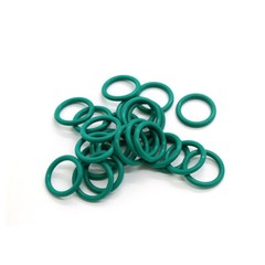 Green C/S 2mm OD 5mm-70mm Viton FKM Fluorine Rubber O-Ring Oil Seals Washer