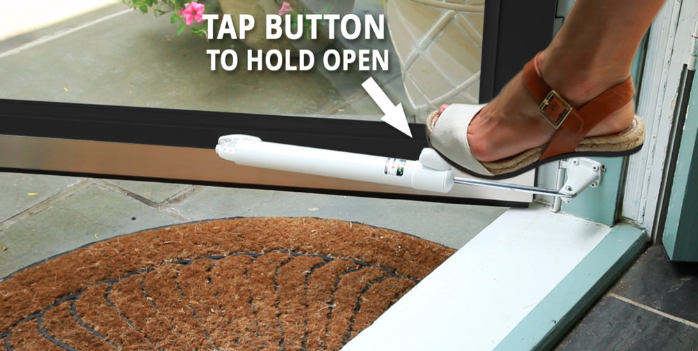 Storm Door Soft Close or Hold TOUCH-AND-HOLD -HD- for (Medium and Heavy Doors)