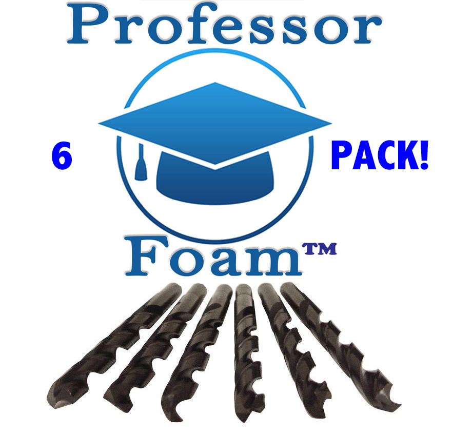 Professor Foam 6 pack Clean Out Drill Bits FITS PROBLER P2 GC2503 MIX CHAMBER