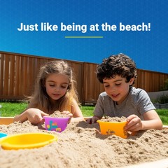 US Silica 10 Pack Lighthouse Comfortable Play Sand for Sand Tables, Beige, 50 Lb