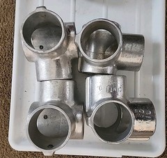 (LOT OF 4) 2” IPS Hollaender Speed-Rail 11-9 Side Outlet Tee