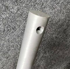 International PB-1000-33-AL 1″ Round Solid Aluminum Single Bend Door Push Bar