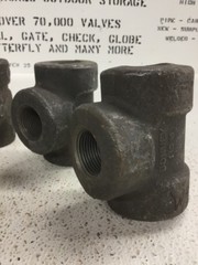 TEE 1″ Class 6000 (6M) Threaded NPT Forged Steel A105 Pipe Fitting B16.11