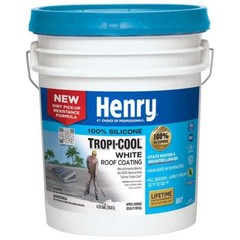 887 Tropi-Cool 100% Silicone White Roof Coating 4.75 Gal.