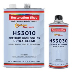 Restoration Shop High Solids Ultra Clearcoat Auto Paint Kit, 2.1 VOC Gallon Kit