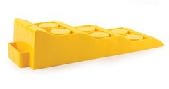 Camco Yellow Drive On Tri-Leveler, Raises Your RV Up by 3-7/8″ Works on Any Tire