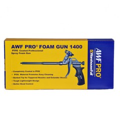 AWF PRO Spray Foam Gun, PTFE Non Stick Coated Gun, 6 Pack