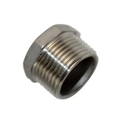 1″ male to 1/2″ NPT female Pipe HEX Reducer bushing adapter Stainless steel